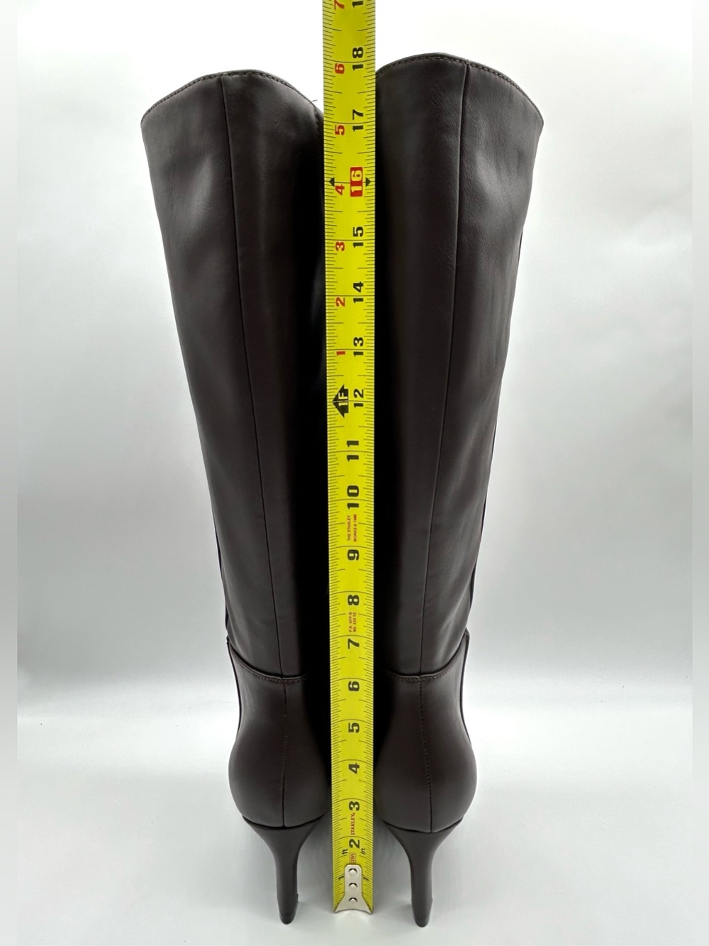 UNISA Lilane-J Tall Brown Boots Size 8 Medium Knee High Pointed Toe Dress Boots - Picture 9 of 13